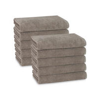 HANDTÜCHER, 10er-Set, 50x100 cm, 100% Baumwolle, Grau - Taupe, Textil (50/100cm) - Zollner