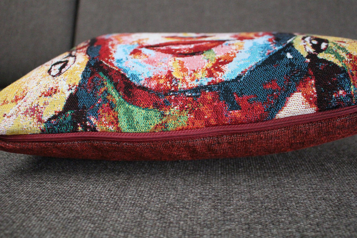 KISSENHÜLLE STARS - Gelb/Multicolor, Textil (45/45cm) - Yve! decoration