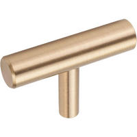 SCHRANKKNOPF Gold 10er-Set 60 mm Messing - Multicolor, Metall (3.5/3/6cm)