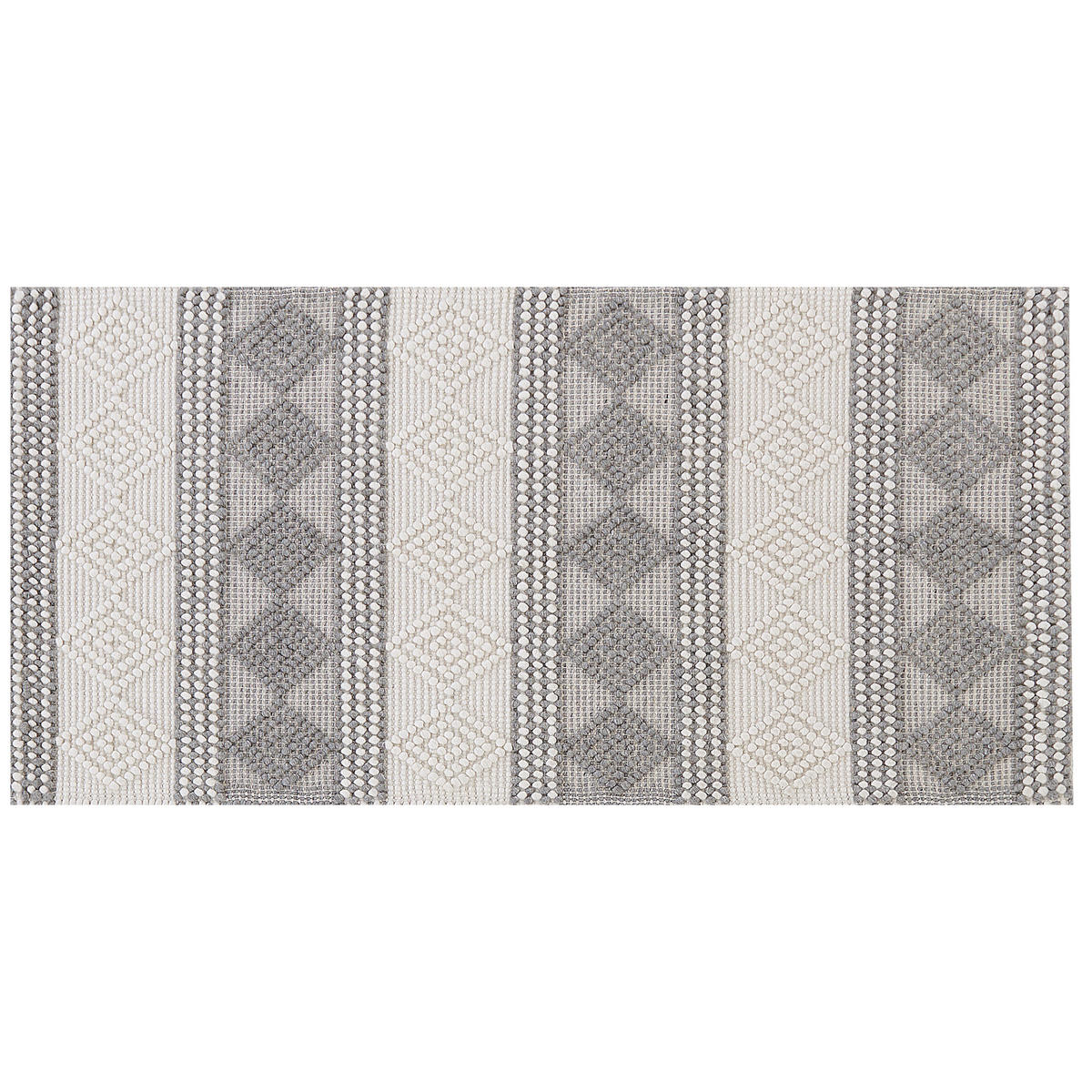 KURZFLOR-TEPPICH Bozova 150/80 cm - Beige, Textil (80/150cm) - Beliani