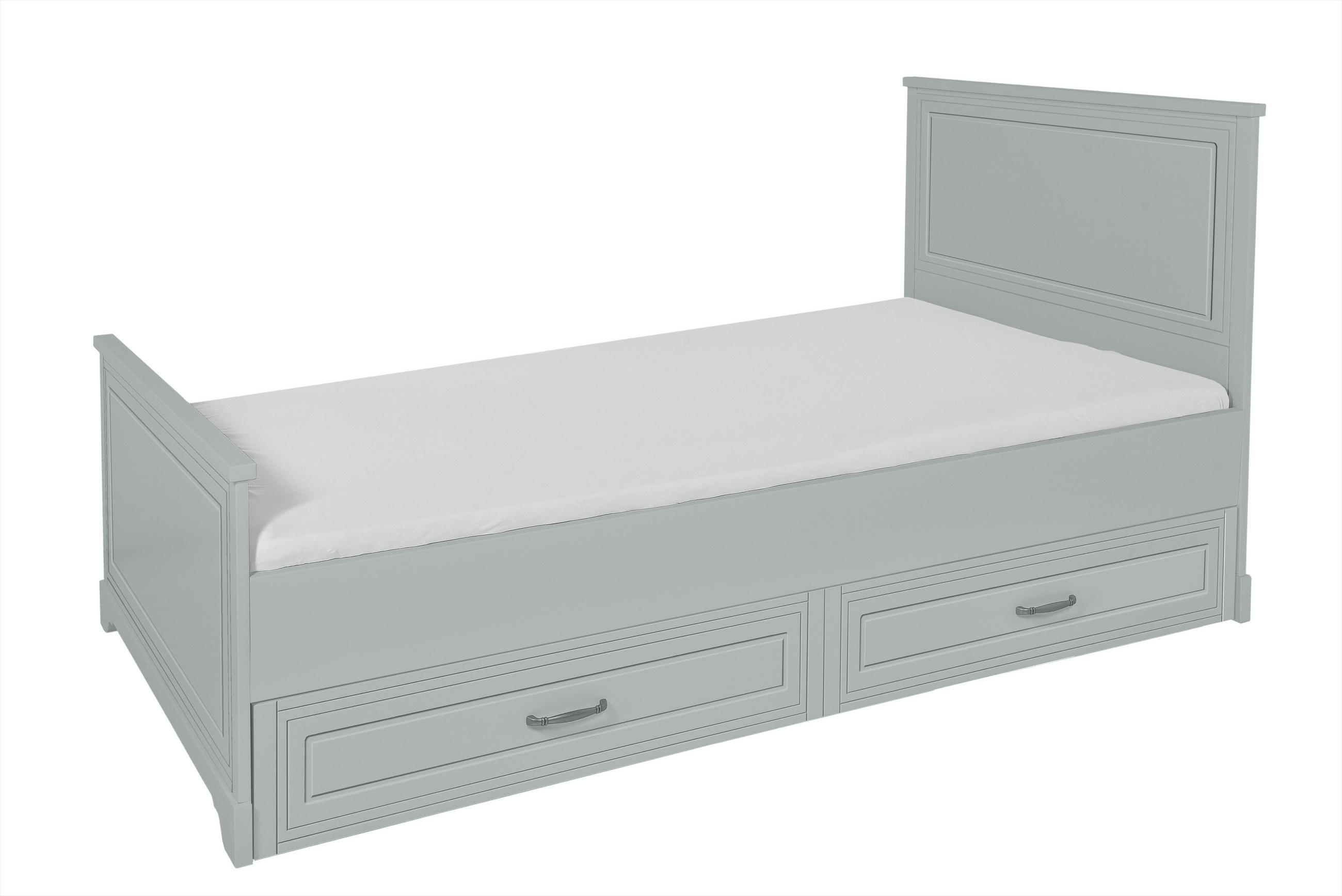 KINDERBETT Melody 200/90 - Grau, Holzwerkstoff (90/200cm) - RAUMHIRSCH FURNITURE