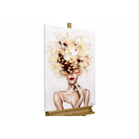 ÖLGEMÄLDE 60/90 cm - Gelb, Holz/Textil (60/90cm) - KUNSTLOFT