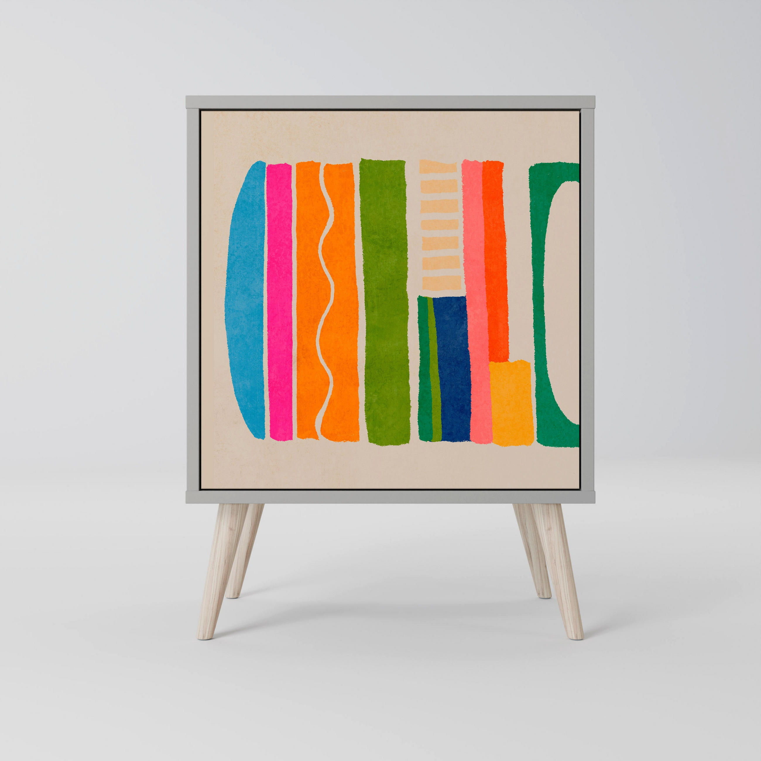 SpaceRebels Sideboard Grau 57.5x77.5x42 cm