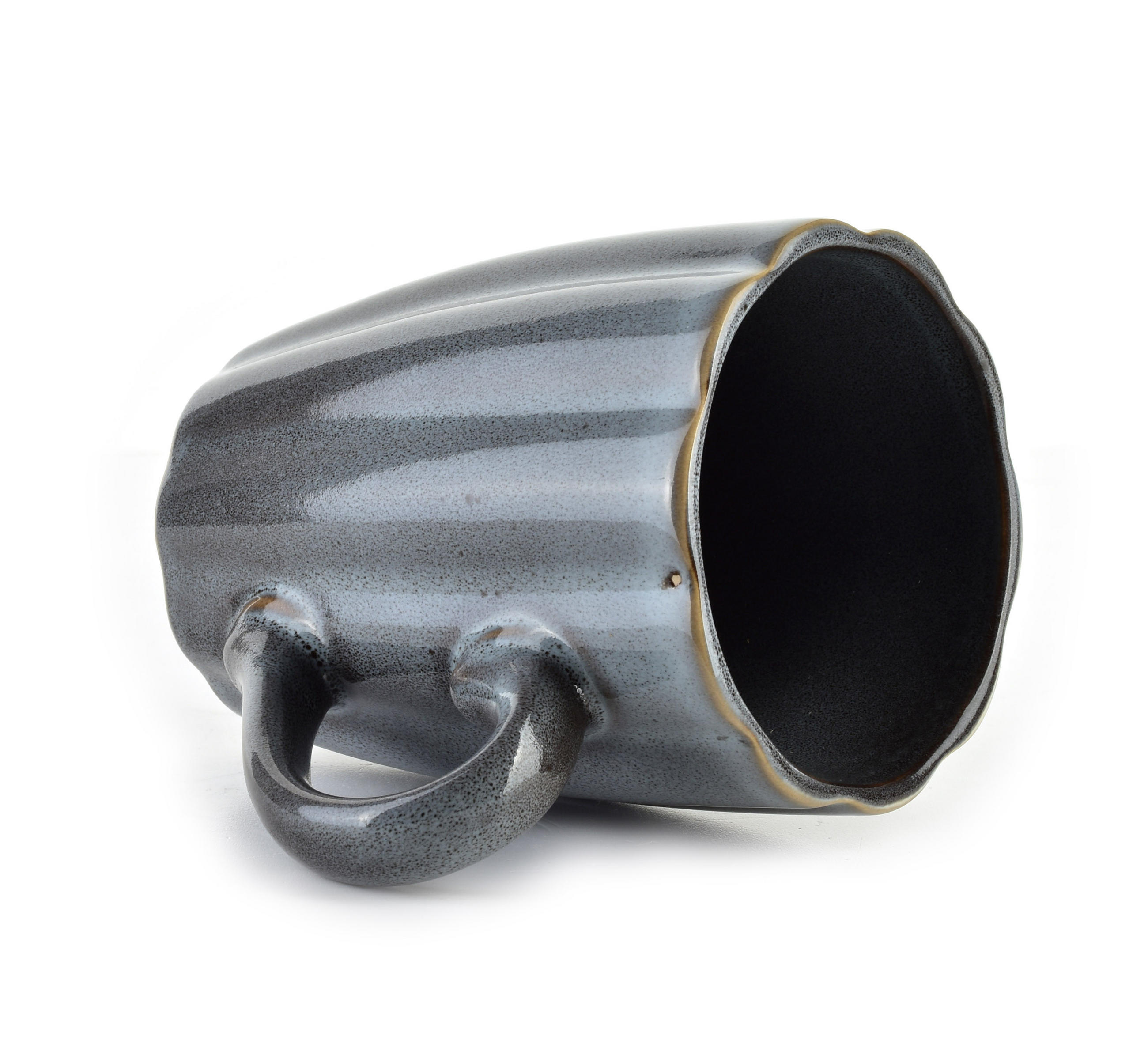 BECHER Basic Nature Grau 11/8/10.5 cm Keramik - Grau, Keramik (0.3L) - Mondex