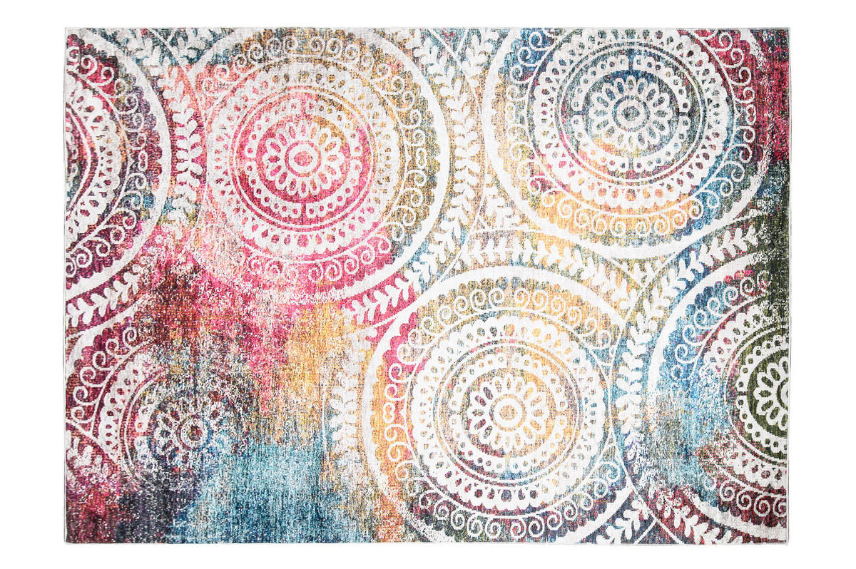 TEPPICH TOSCANA Multicolor 160/230 cm - Multicolor, Textil (160/230cm) - Tapiso