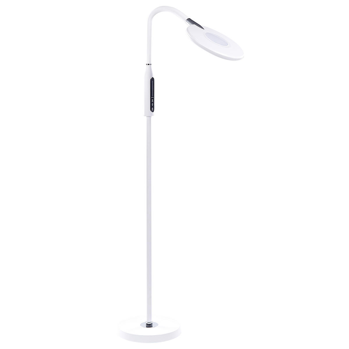 FLURLAMPE Cassiopeia 42/27/148 cm - Weiß, Kunststoff (27/27/148cm) - Beliani
