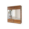 SCHIEBETÜRENSCHRANK - Kleiderschrank Polly - Pflaume - Pflaume, Holzwerkstoff (175/211/60cm) - Möblo