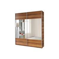 SCHIEBETÜRENSCHRANK - Kleiderschrank Polly - Pflaume - Pflaume, Holzwerkstoff (175/211/60cm) - Möblo