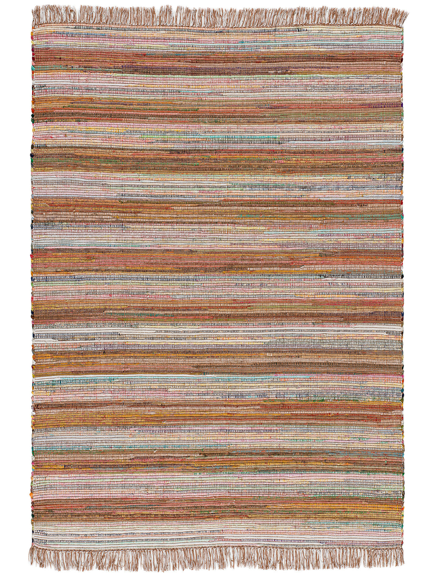 HANDWEBTEPPICH Mehrfarbig Recraft 120/160 cm - Multicolor, Textil (120/160cm) - Atticgo