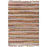 HANDWEBTEPPICH Mehrfarbig Recraft 60/90 cm - Multicolor, Textil (60/90cm) - Atticgo