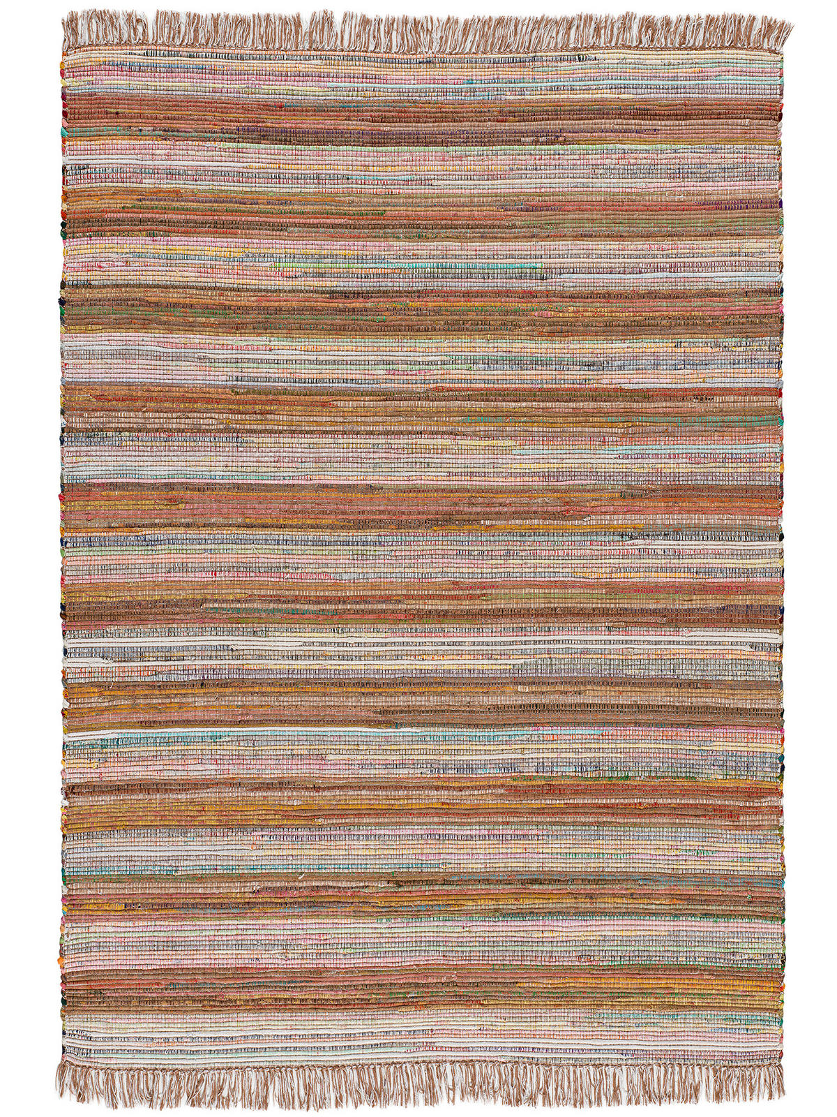 HANDWEBTEPPICH Mehrfarbig Recraft 60/90 cm - Multicolor, Textil (60/90cm) - Atticgo