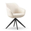 ARMLEHNSTUHL KATJA Grau - Grau, Textil/Metall (57/82/62cm) - B&D Home