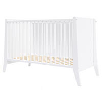 BABYBETT Zoe, Mitwachsendes, Weiß - Weiß, Holz (60/120cm) - Premiers Moments