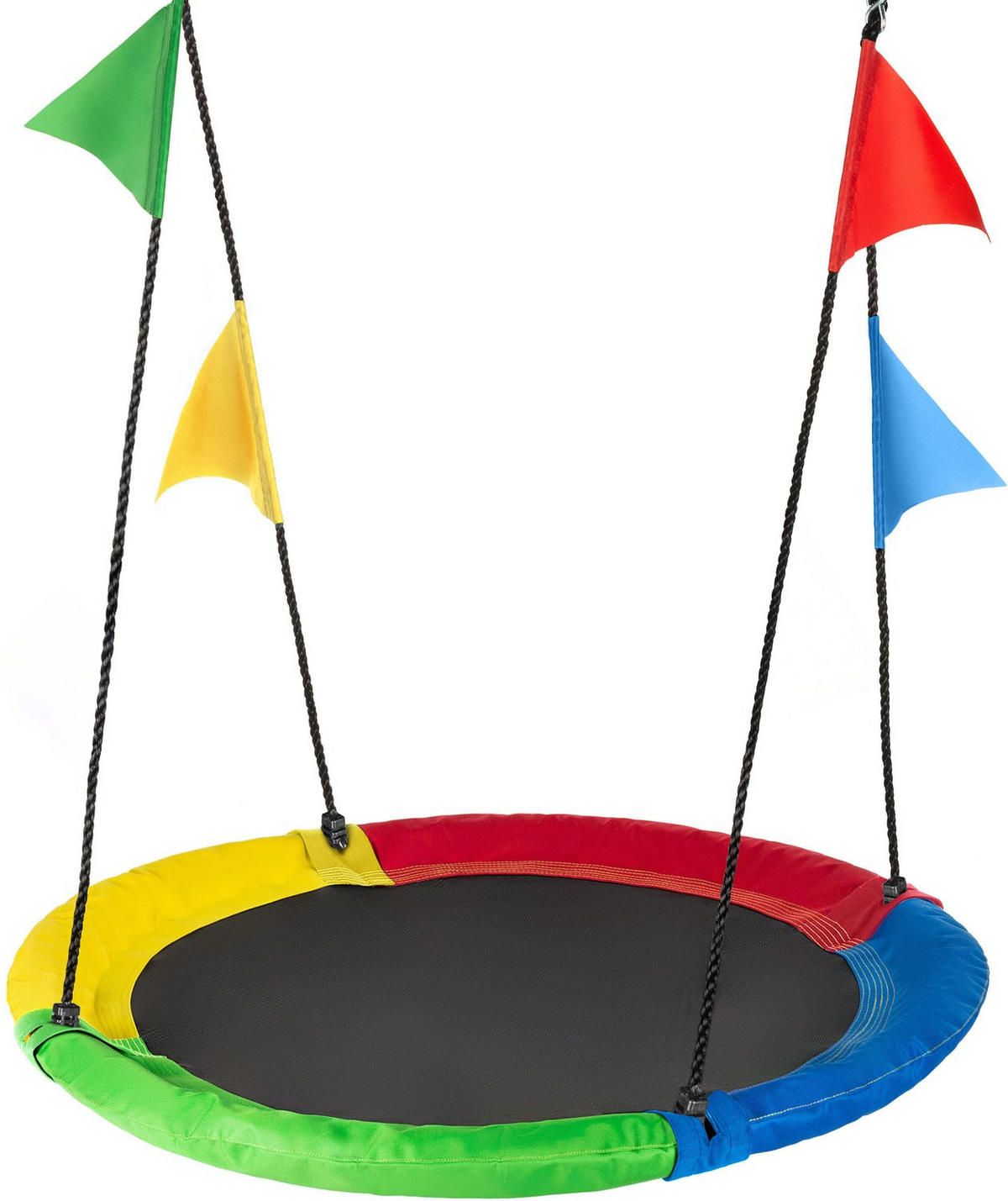NESTSCHAUKEL bis 150 kg, 100 cm Durchmesser - Multicolor, Textil (100/160/100cm) - Luverno
