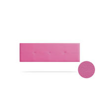 KOPFTEIL gepolstert NAPOLI Kunstleder 115x50x5 cm - Rosa - Moonia - Pink, Holz (115/5/50cm)