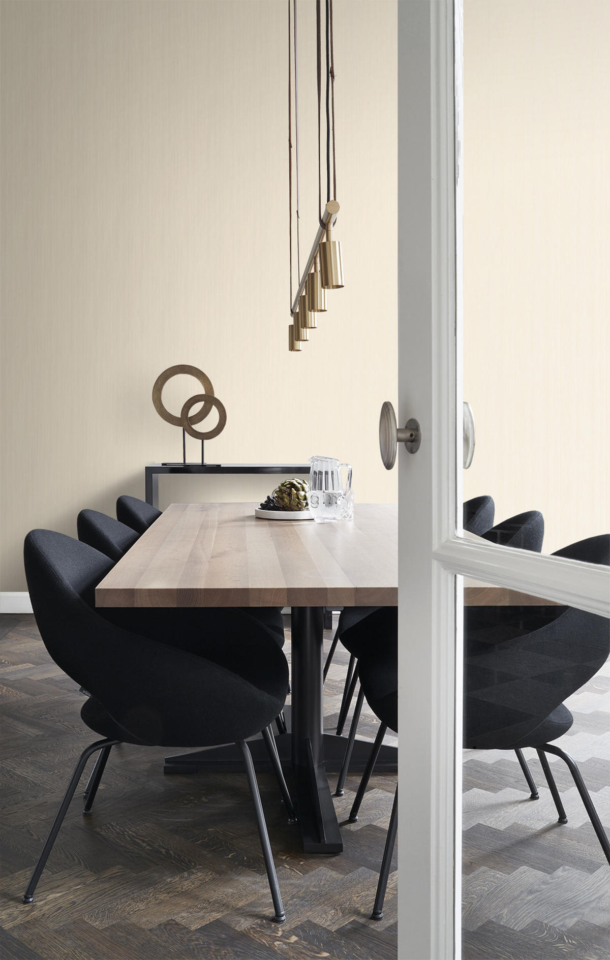 TAPETE feine Streifen 53 cm x 10.05 m - Weiß, Papier (53/1000cm) - Origin Wallcoverings