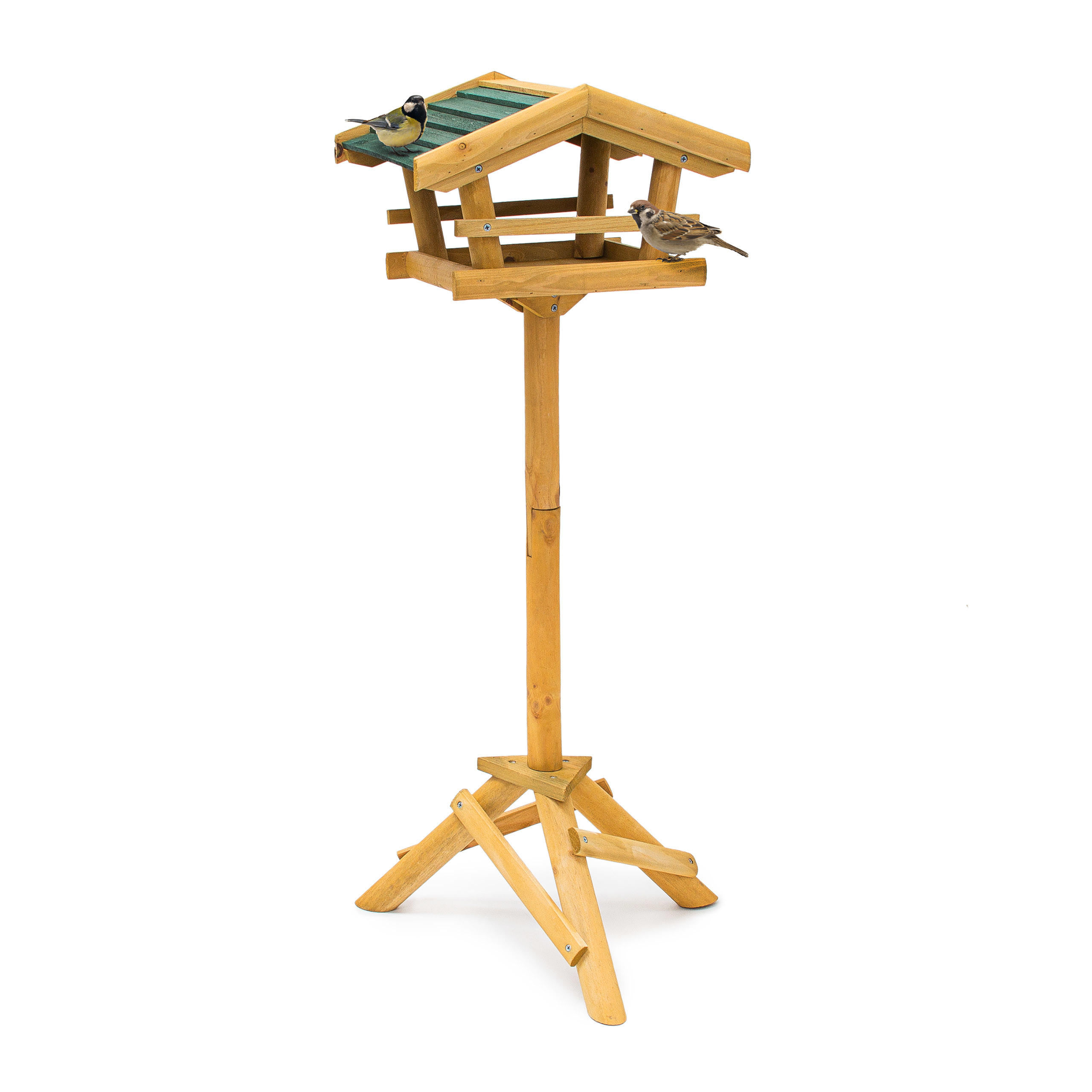 VOGELHAUS - Hellbraun, Holz (37/100/43cm) - Relaxdays