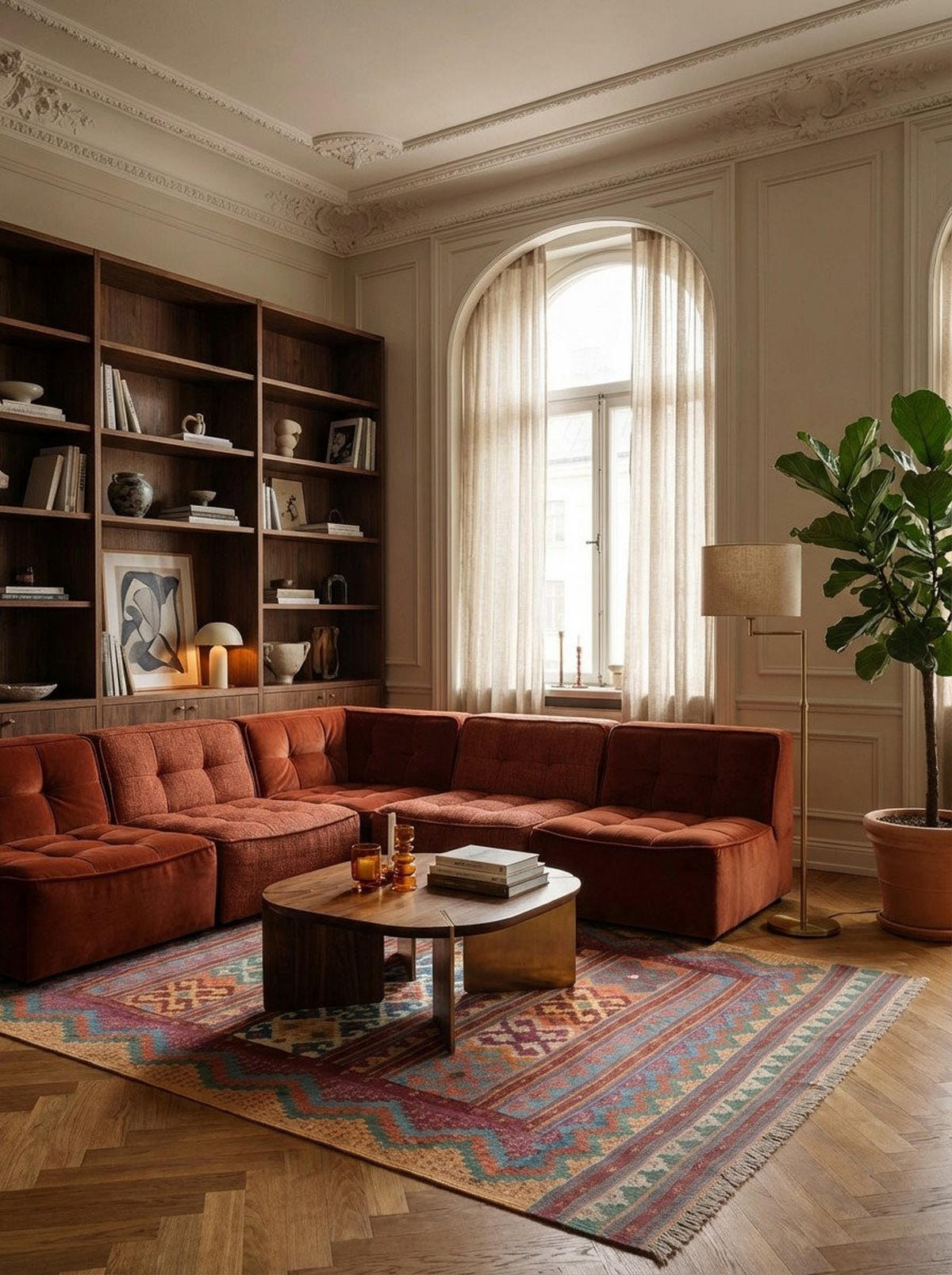 HANDWEBTEPPICH Sumak Sirdjan Kelim Bunt 225/156 cm Schurwolle - Multicolor, Textil (156/225cm) - Looma