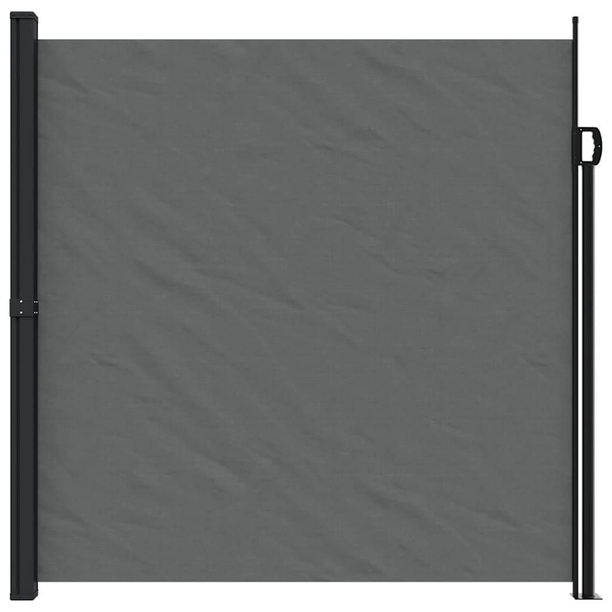 SEITENMARKISE Ausziehbare Anthrazit 200/300 Cm - Anthrazit, Textil (200/300cm) - vidaXL