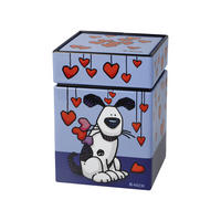 TEEDOSE Ed Eck- Love Dog, Pop Art, Metall, Bunt, 600 ml - Multicolor, Metall (7.5/11/7.5cm) - Goebel