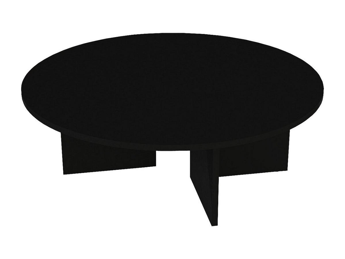 COUCHTISCH - 90 x 90 - holz - schwarz Topania - Schwarz, Holz (90/90/31.4cm) - Vente-Unique