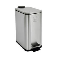 MÜLLEIMER ST5 5L Silber - Silberfarben, Metall (14/28/29cm) - SVITA