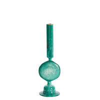 KERZENHALTER Kumopa Blau Ø10/36 cm - Blau, Kunststoff (10/36/10cm) - Light & Living