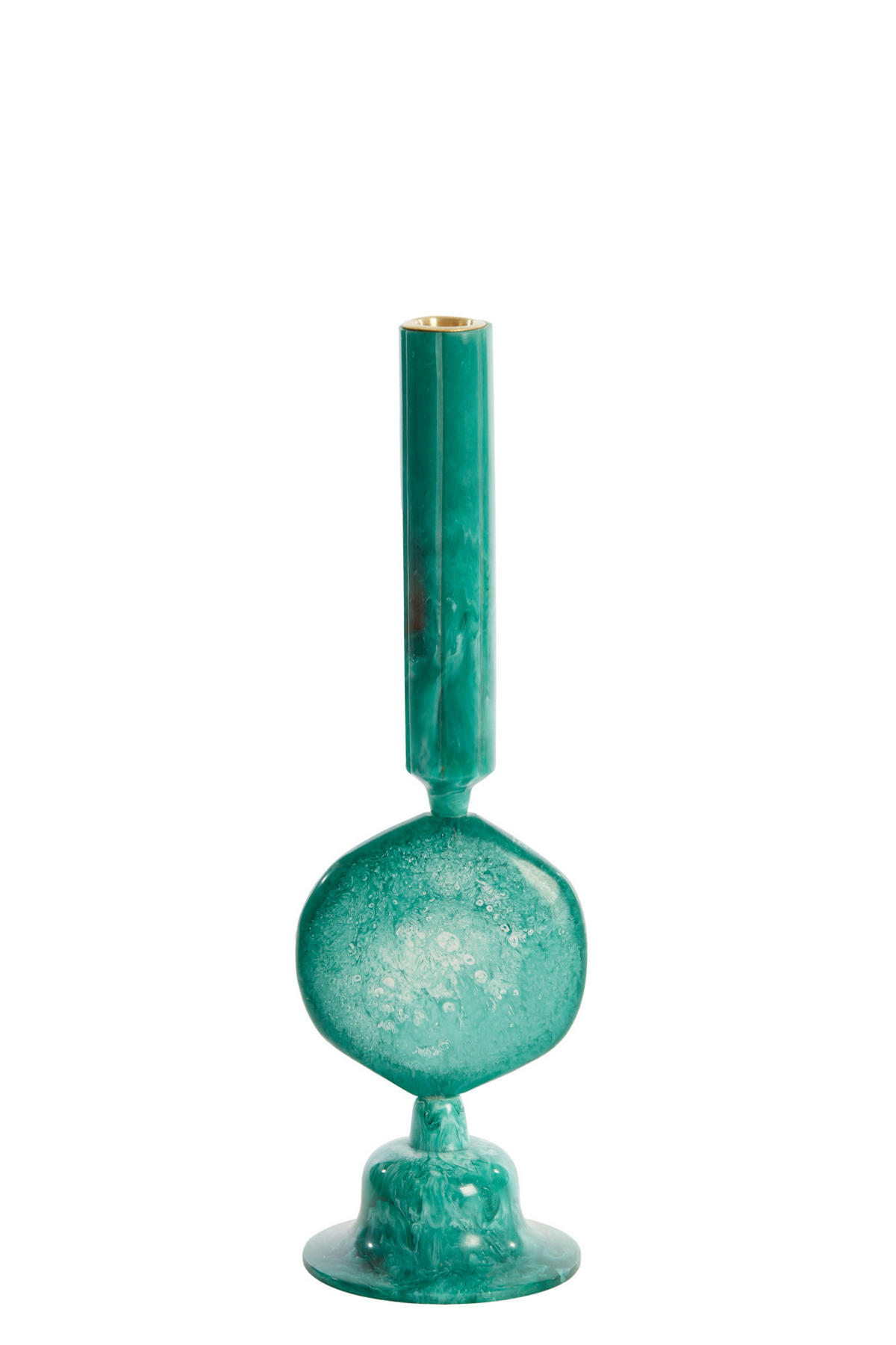 KERZENHALTER Kumopa Blau Ø10/36 cm - Blau, Kunststoff (10/36/10cm) - Light & Living