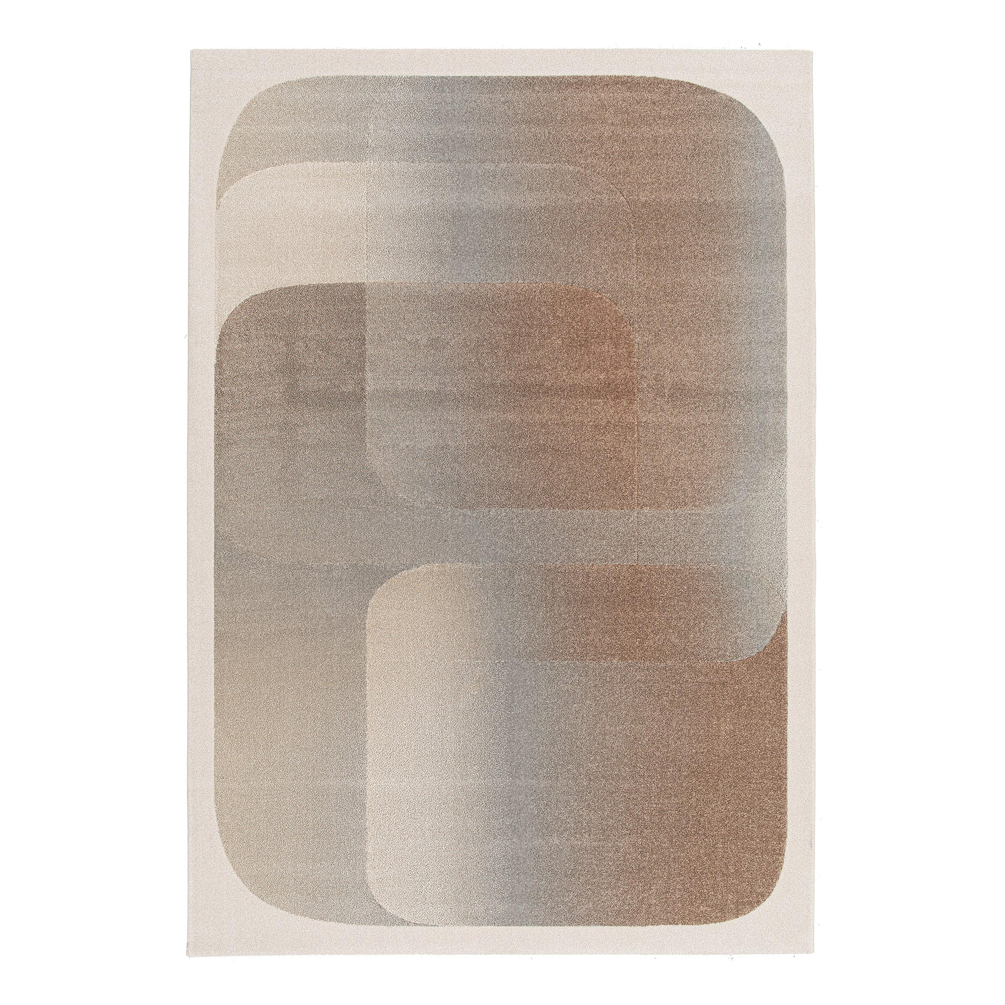 TEPPICH abstraktes Design sehr weich mehrfarbig - Multicolor, Textil (160/230cm) - AFK Living