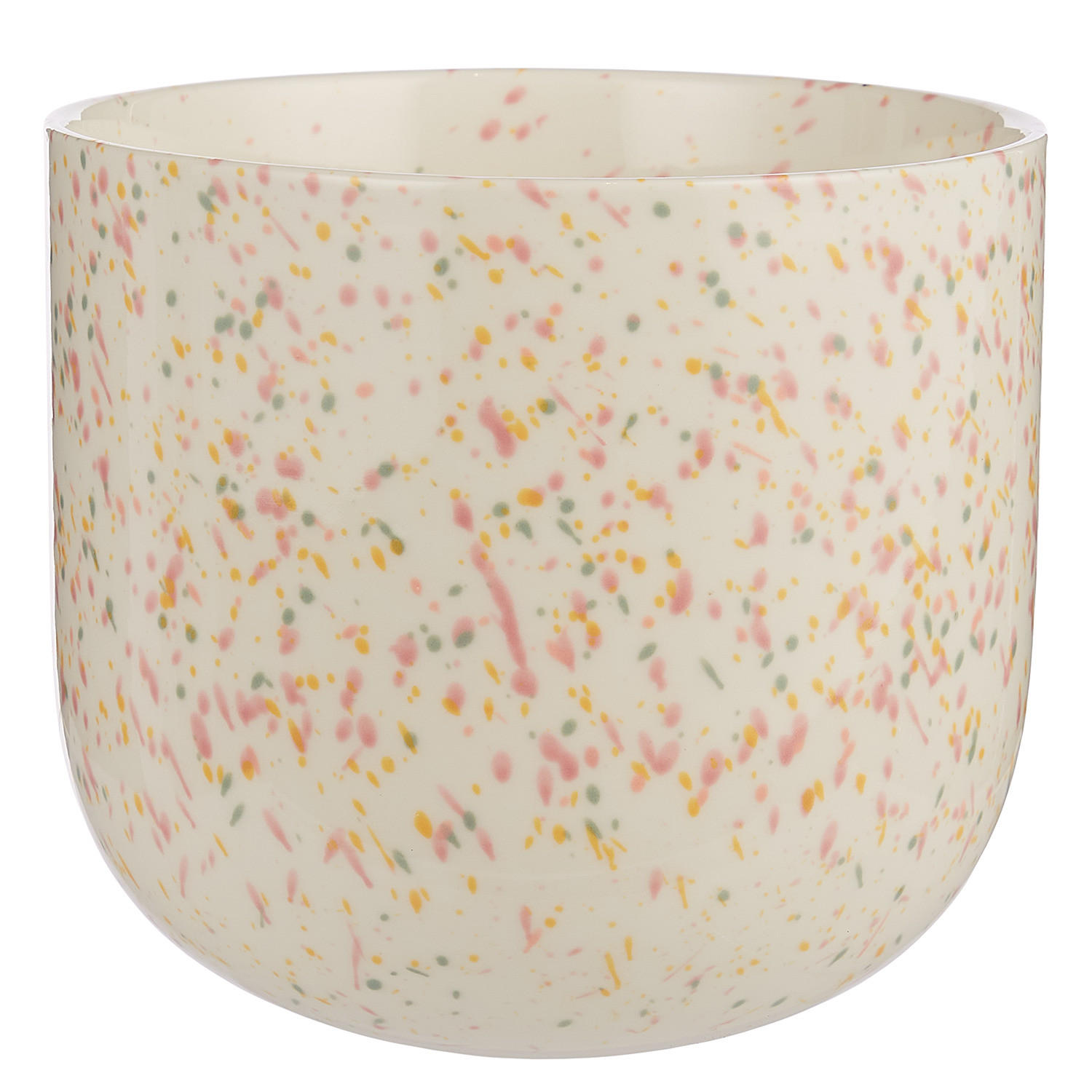 BLUMENÜBERTOPF Spot - Beige, Keramik (15cm) - Butlers