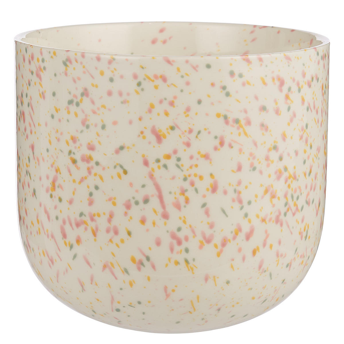 BLUMENÜBERTOPF Spot - Beige, Keramik (15cm) - Butlers