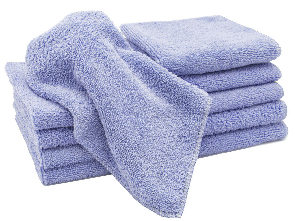 REINIGUNGSTÜCHER, 10er-Set, 30x30 cm, 80% Polyester, 20% Polyamid, Lila - Flieder, Textil (30/30cm) - Zollner