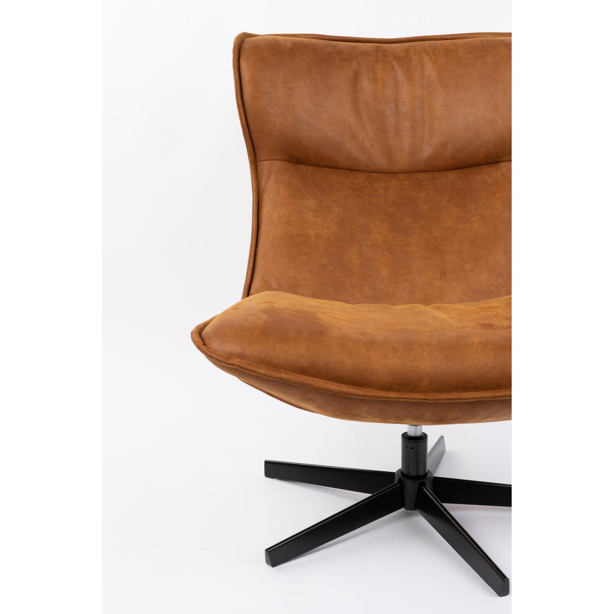 SESSEL John Cognac - Braun, Kunststoff (81/92/92cm) - Housecraft Living