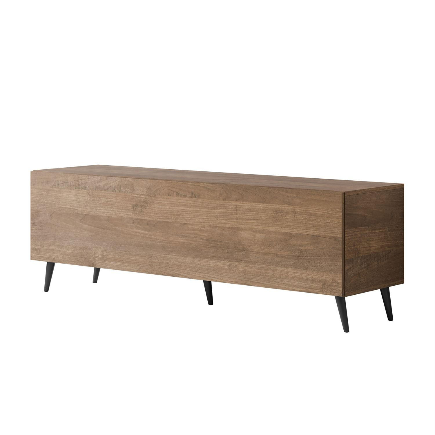 TV-UNIT COLGANTE NUSSBAUM 150 auf Füßen LED - Nussbaumfarben, Holzwerkstoff (150/49/40cm) - Lookway