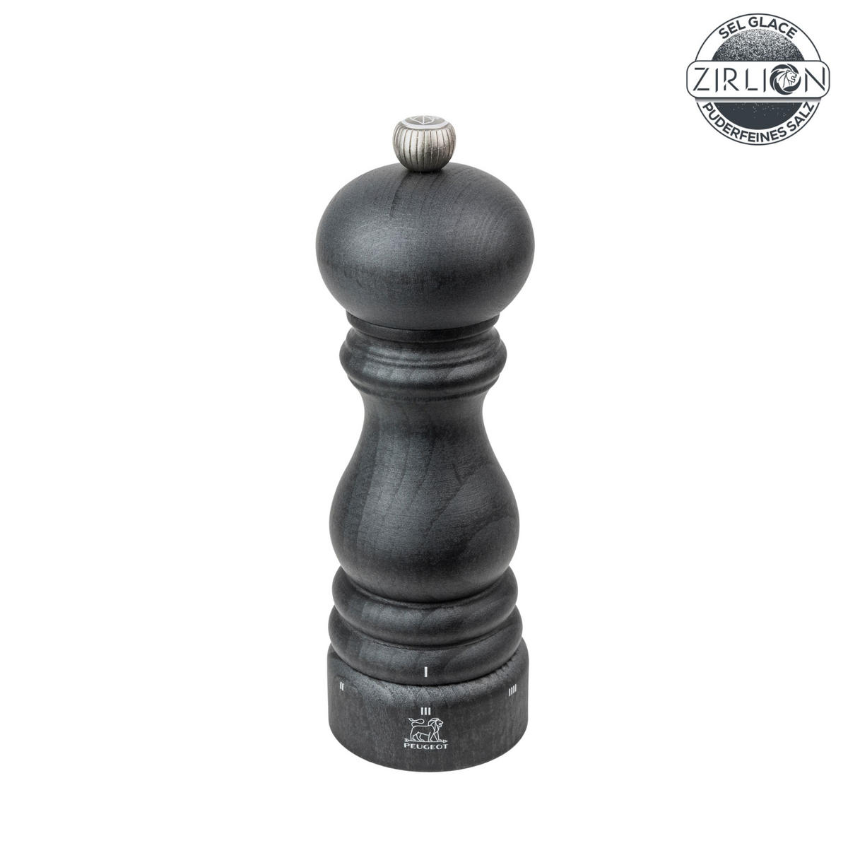 SALZMÜHLE Paris uSelect 18cm Buchenholz Graphit Zirkonia-Mahlwerk - Grau, Holz (5.9/18/5.9cm) - PEUGEOT