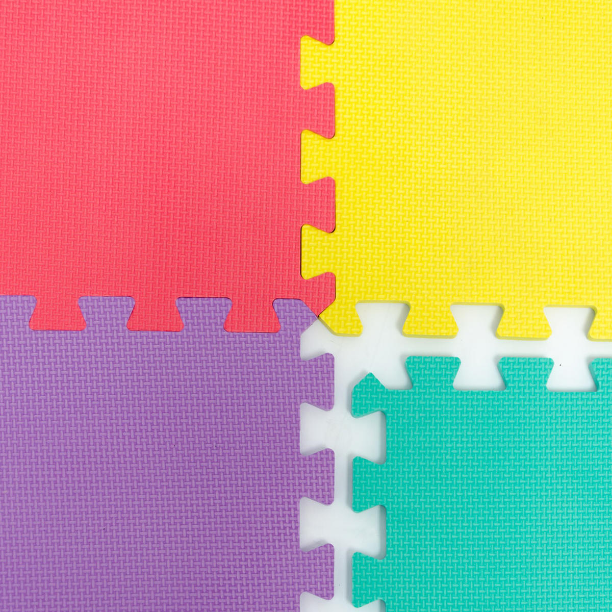 SPIELMATTE ab Null - 90 cm Baby Puzzlematte Bunt - Multicolor, Kunststoff (30/30cm) - Littletom