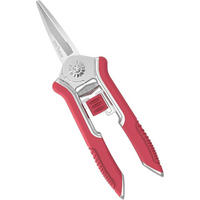 GARTENSCHERE 16,5 cm mit Soft-Touch-Griff Rot - Rot, Metall (6/1.5/16.5cm)