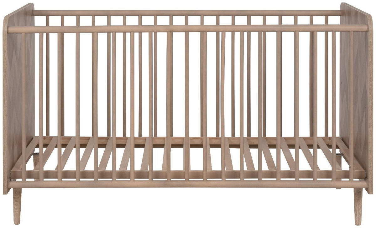 GITTERBETT Malmö 77/143/85 cm - Braun, Holzwerkstoff (143/85/77cm) - Finori GmbH