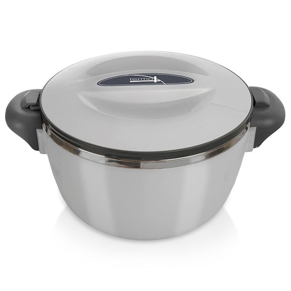 LUNCHTHERMOSKANNE Termo Edelstahl 900 ml - Grau, Kunststoff (22/10.5/18cm) - Orion 