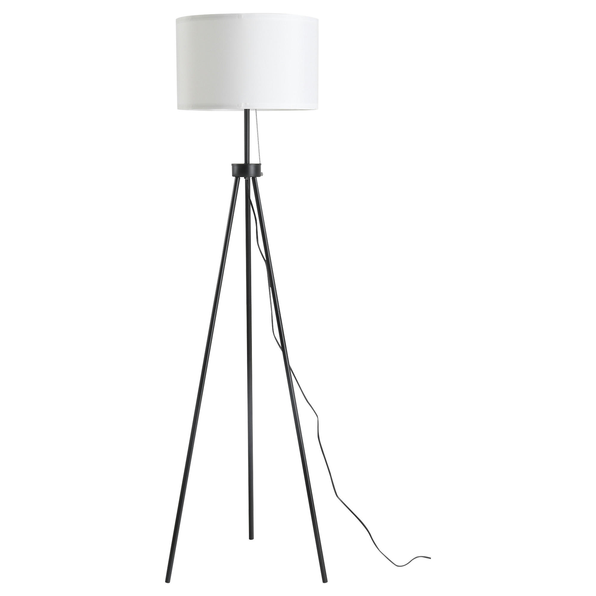 STEHLAMPE, Stehleuchte, Schwarz+Weiß - Multicolor, Metall (37/152/37cm) - HOMCOM