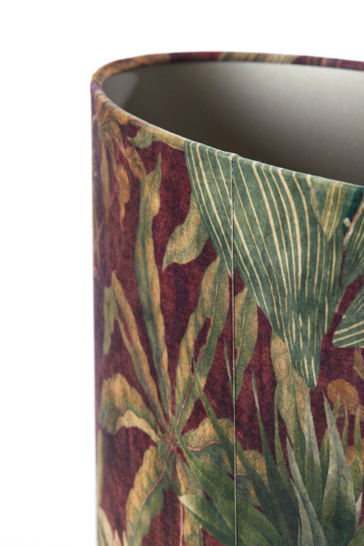 LAMPENSCHIRM Passion Violett 45/21/32 cm - Lila, Textil (45/21/32cm) - Light & Living