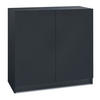 KOMMODE Elona, Büroschrank mit Soft-Close & Push-to-Open, Aktenschrank, Home Office & Büro, Schwarz matt (82 x 78 x 37 cm) - Schwarz, Holzwerkstoff (82/78/37cm) - InnoFurn