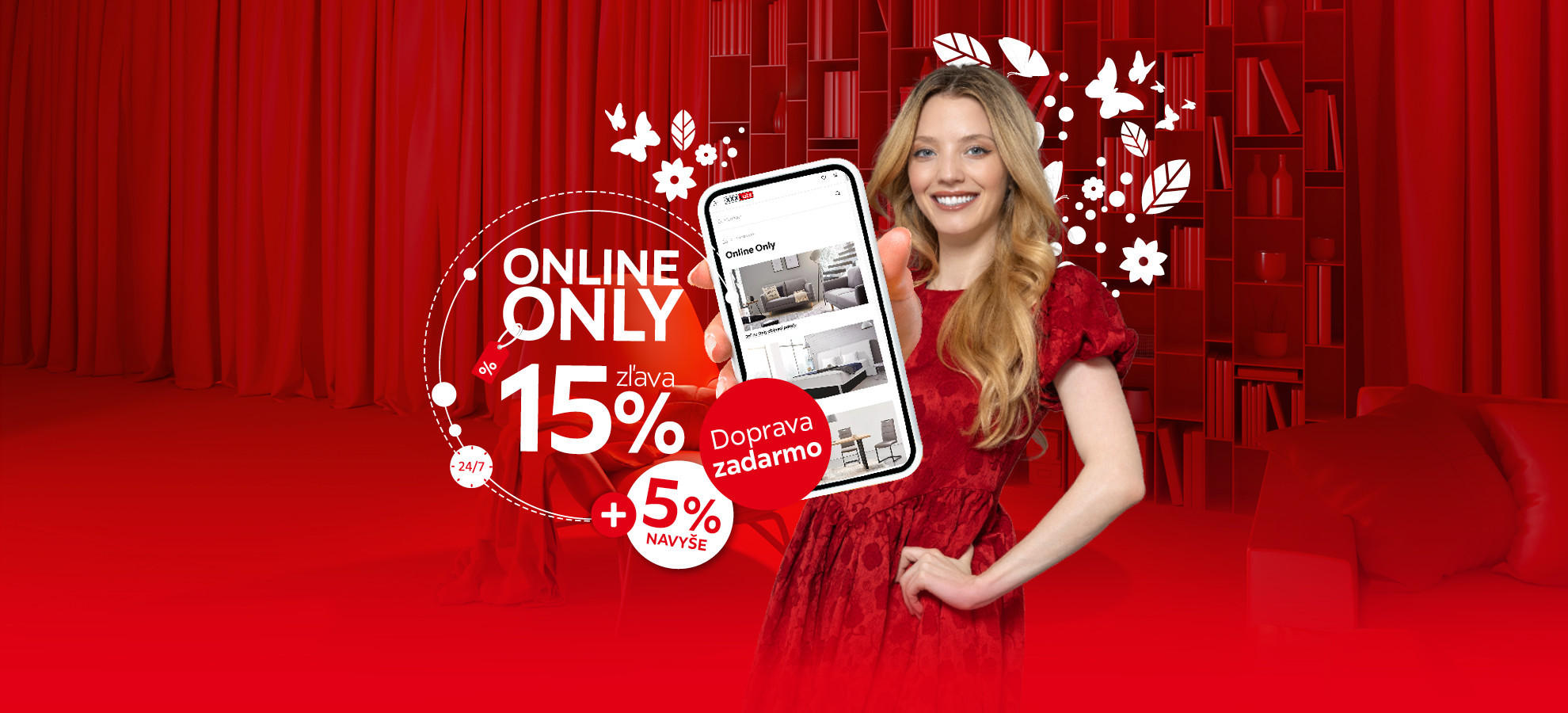 zľava na Online Only