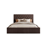 POLSTERBETT Cupo 200x200 cm, Braun - Braun, Textil (200/200cm) - Fedve