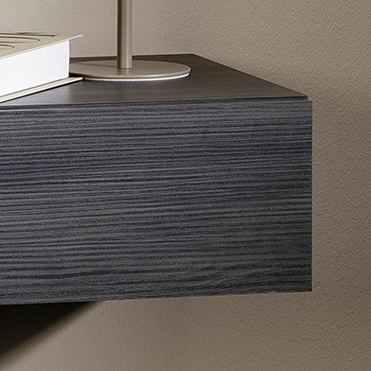 NACHTTISCH ANNE hängend - Eschefarben, Holzwerkstoff (42/14/30cm) - CARO-Möbel