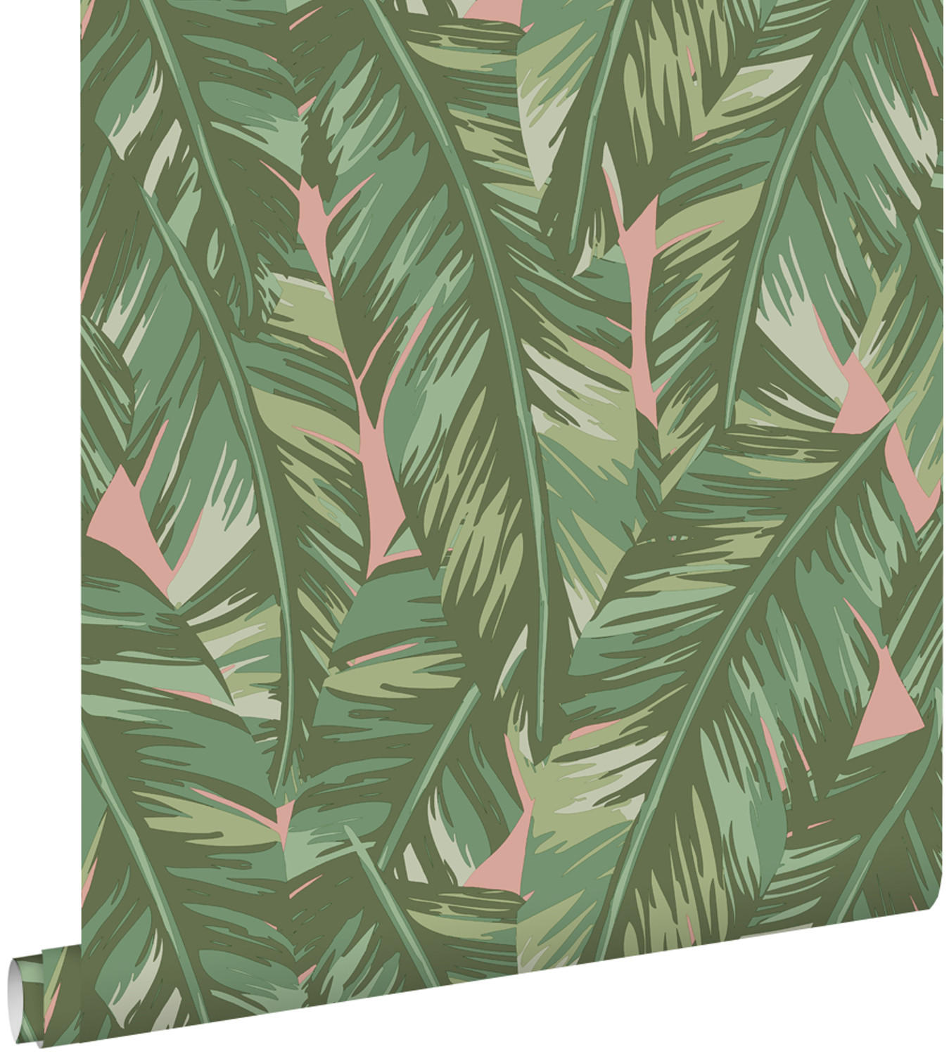 TAPETE Bananenblätter 53 cm x 10.05 m - Grün, Papier (53/1000cm) - ESTAhome