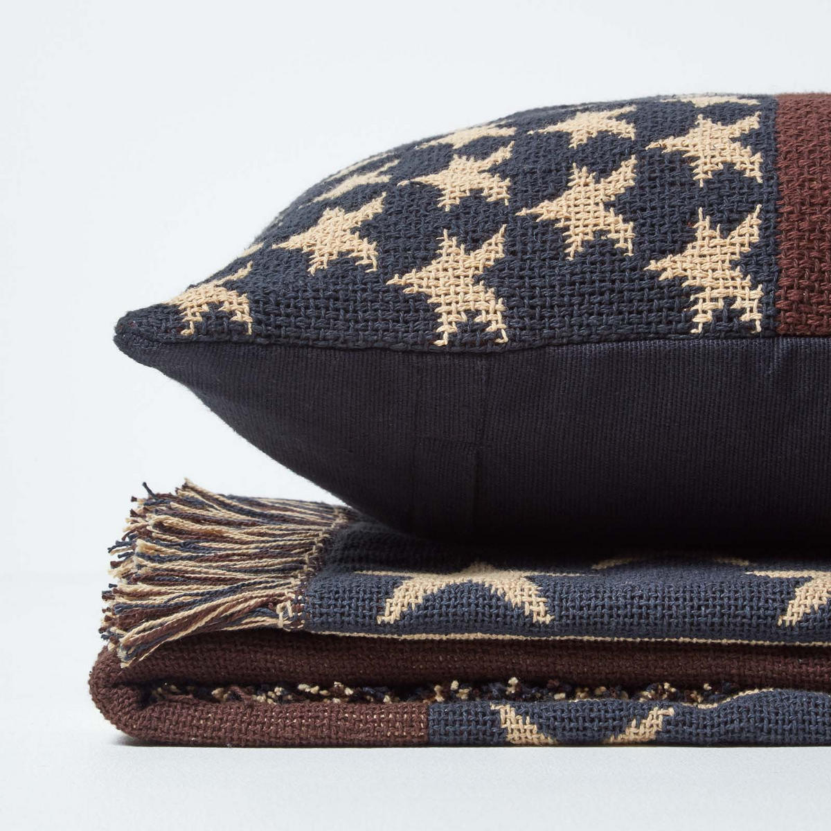ÜBERWURF 125/150 cm mit US-Flagge im Vintage-Look - Multicolor, Textil (125/150cm) - Homescapes