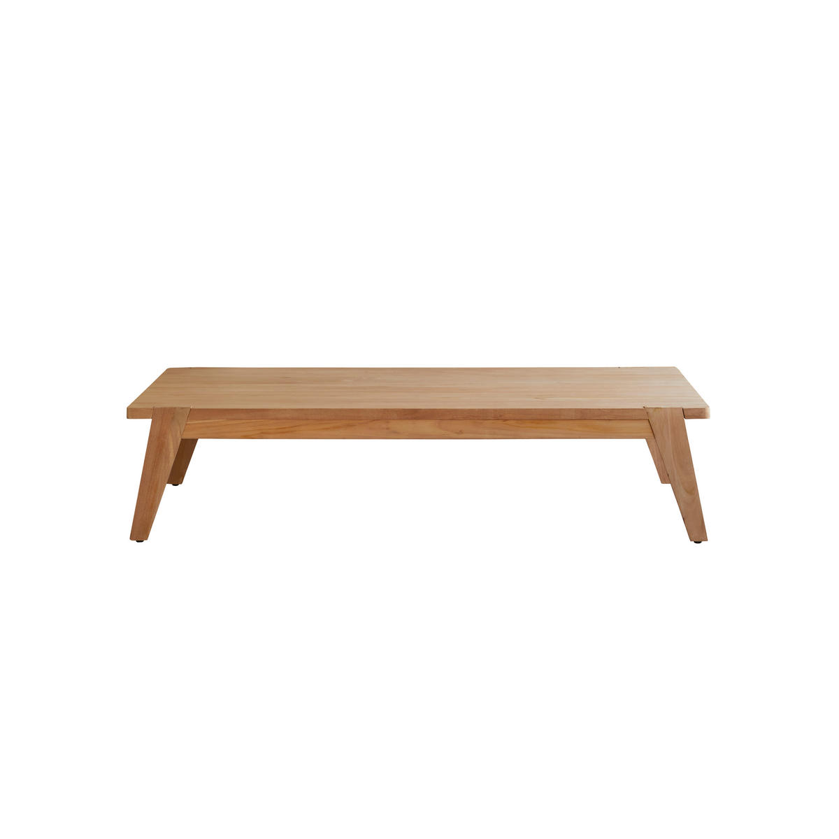 COUCHTISCH Olia Hellbraun aus Teak - Hellbraun, Holz (80/150/35cm) - Tikamoon