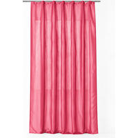 VORHANG Kräuselband 140/245 cm Rosa Wildseiden Optik - Rosa, Textil (140/245cm) - TiborTex