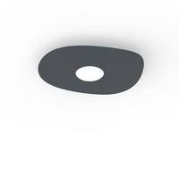 DECKENLEUCHTE River Free X1 - Anthrazit, Metall (20/23/4cm) - Lumicom